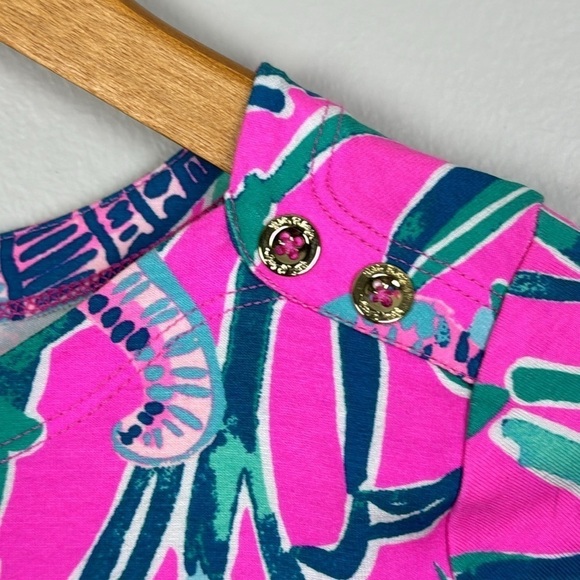 Lilly Pulitzer Girls UPF50+ Mini Sophie Dress. Extra Lucky. Size XL (12/14) - Picture 6 of 11